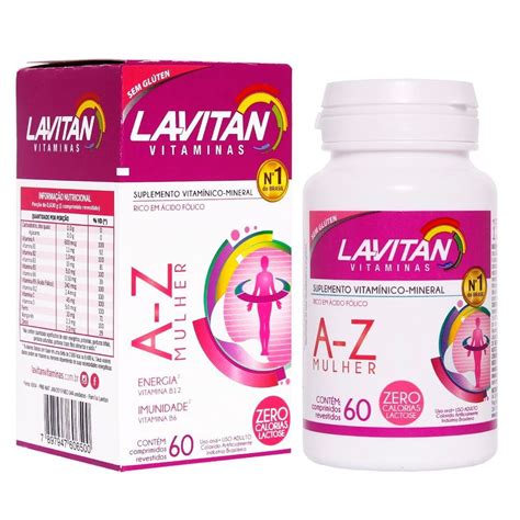 Lavitan Mulher Vitaminas A Z 60 CÁpsulas Cimed