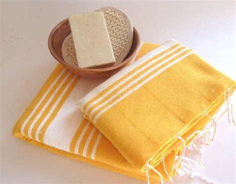 Natural Turkish BATH And Head Towel Set Handmade Peshtemal Etsy