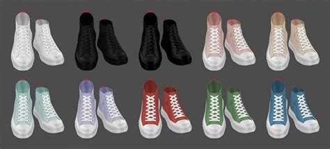 Shark Tooth Sneakers At Mmsims Sims 4 Updates
