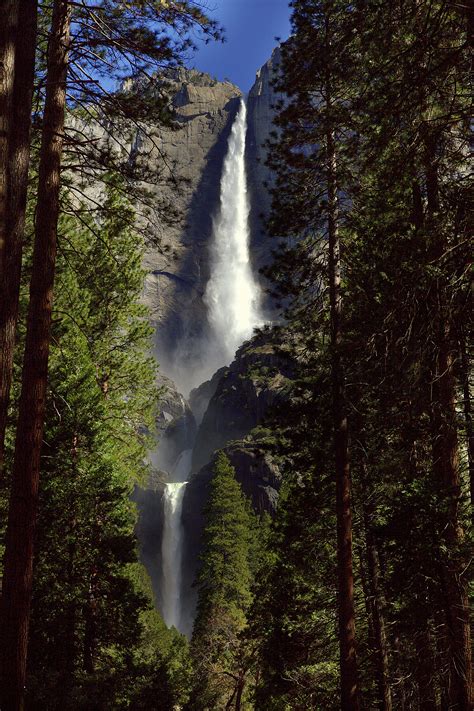 Yosemite Falls Waterfall In Yosemite National Park