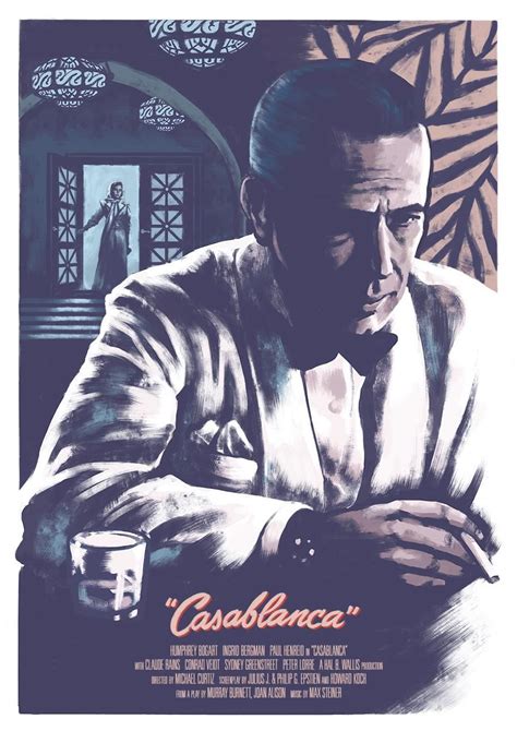 Casablanca 1942 Hd Wallpaper From Old Movie Posters