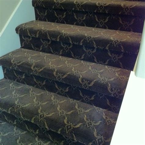 Doing so will lead the carpet to the next step. Carpet for basement stairs. | Basement stairs, Basement ...