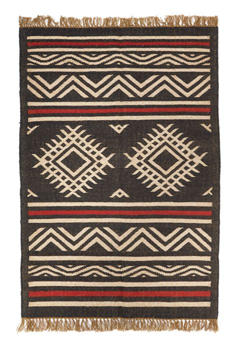 Check spelling or type a new query. Black And Red Aztec Rug | Vootz