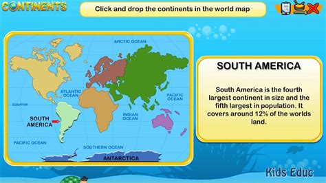 7 Continents Geography For Kids The Formation Of Continents