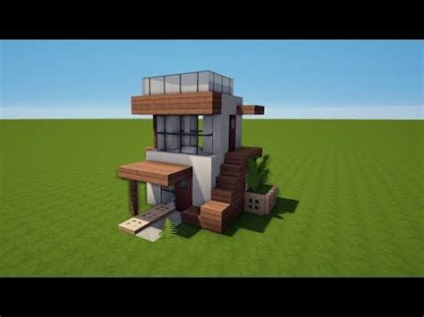 Minecraft timelapse | epic steampunk house on a floating island. 7x8 KLEINES MODERNES MINECRAFT HAUS bauen TUTORIAL [HAUS ...