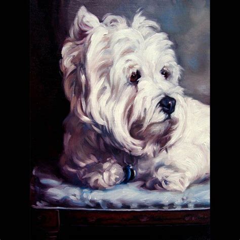 Wonderfulwestie Dog Paintings Custom Pet Portrait Oil Etsy In 2021