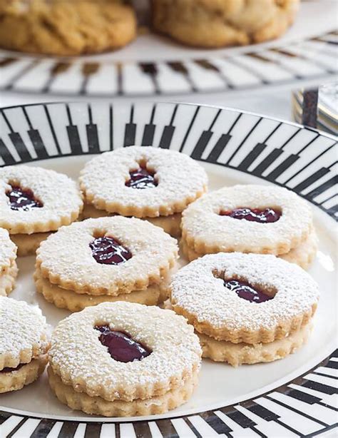 Raspberry Almond Linzer Cookies Teatime Magazine