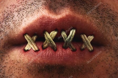 Sewn Mouth Stock Photo By ©ar Images 11977007