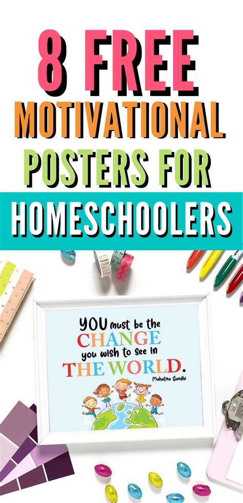 8 Free Printable Motivational Posters For Kids Artofit