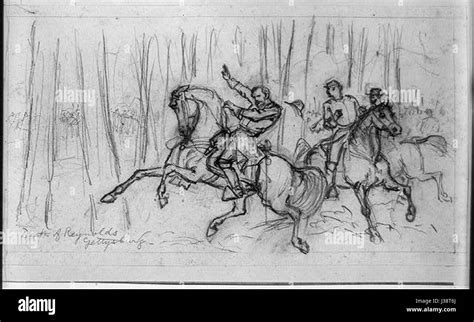 Death of reynolds gettysburg Stock Photo - Alamy