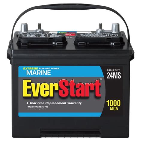 Everstart Lead Acid Marine Starting Battery Group Size