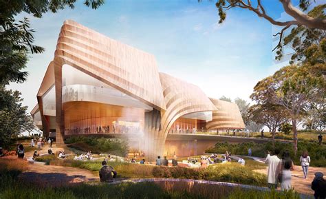 Aboriginal Arts And Cultures Centre Proposed By Woods Bagot And Dsr