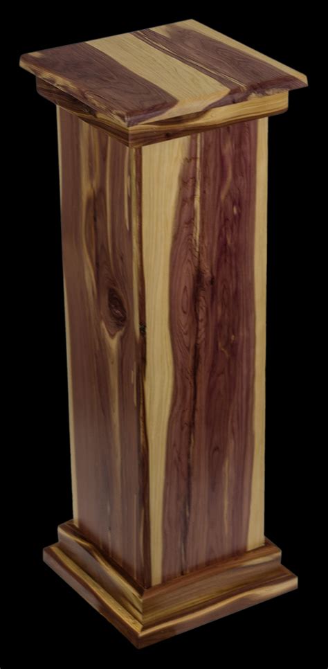 Exclusive Economy Series Aromatic Cedar Floor Standing Taxidermy Pedestal