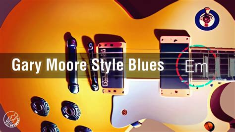 Gary Moore Style Blues Backing Track In E Minor Youtube