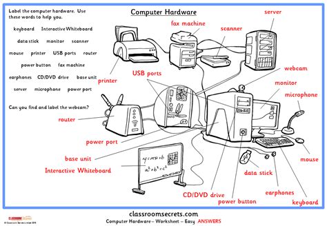 28 Computer Hardware And Software Worksheet Answers Worksheet