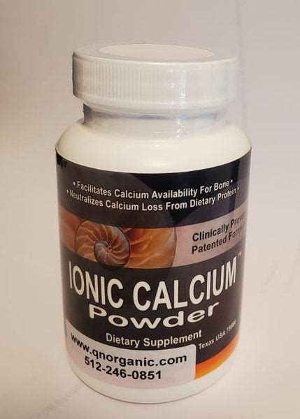 Ionic Calcium Powder Special Buy 1 Get 1 Free 110g Qnorganic