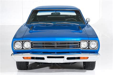 1969 Plymouth Roadrunner B5 Blue 383 Hemi 4 Speed Stock 4801 357