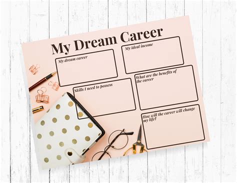 My Dream Career Vision Boardgoals Boarddream Etsy