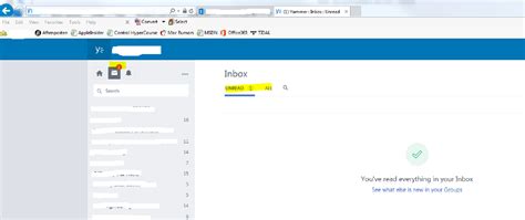 Yammer Shows A Red 1 Icon Indicating 1 Unread Message In My Inbox