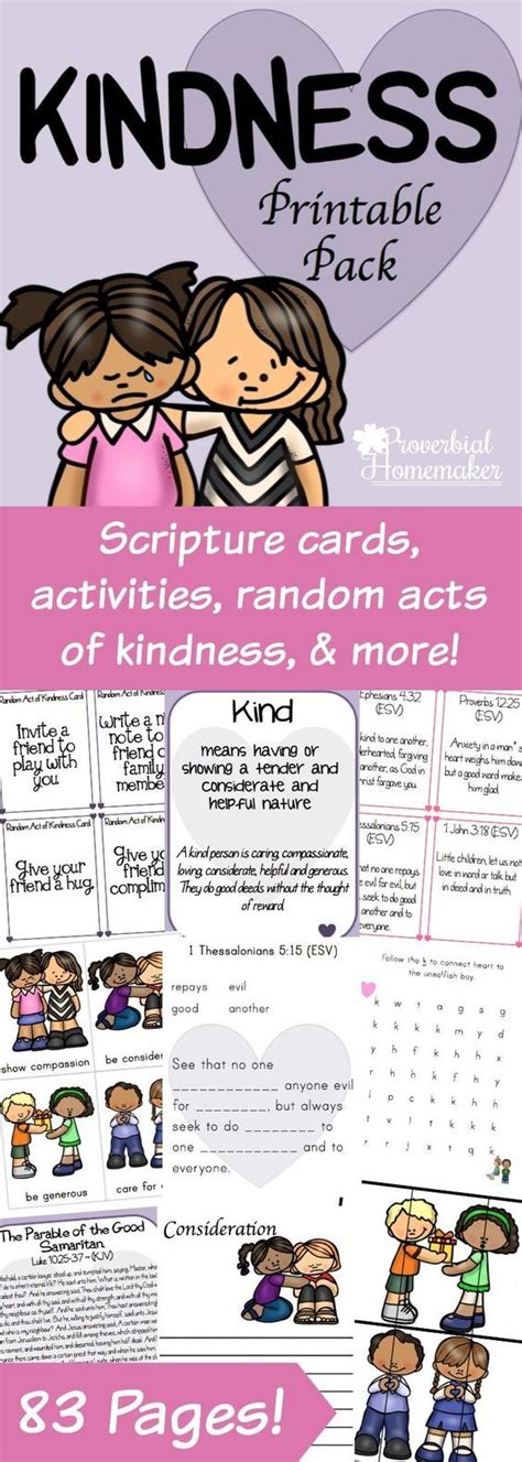 Teach Kids Kindness Printable Pack Teach Kids Kindness Teaching