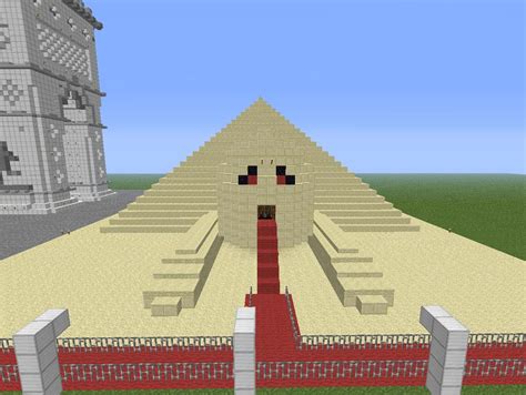 Famous Buildings Pyramid With Sphinx Minecraft Map