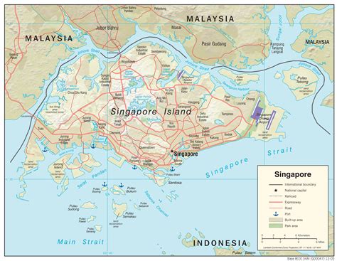SINGAPORE MAP - mapofmap1