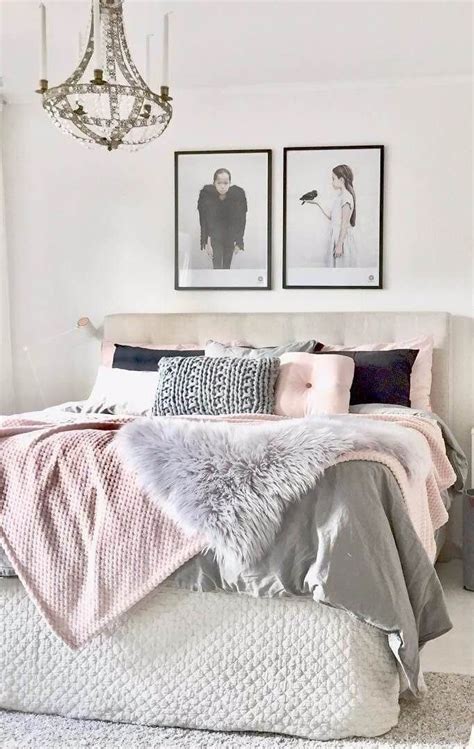 20 gray and blush bedroom decoomo