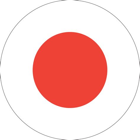 Drapeau De Cercle De La Japon Png Pour Téléchargement Gratuit