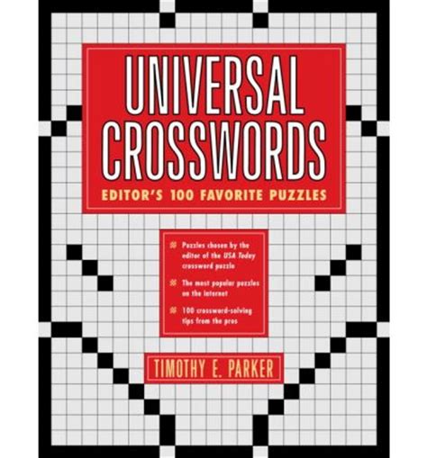 Want more crossword puzzles printable and free? Universal Crosswords : Timothy E. Parker : 9780517223291