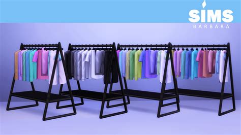 Sims 4 Backstreet Clothing Rack Recolor Bárbara Sims