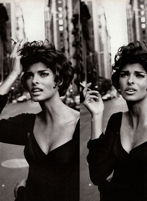 Linda Evangelista Vogue Italia 1990 Linda Evangelista Supermodels