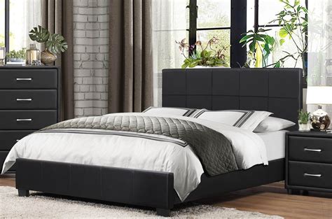 Look no more and browse queen bedroom collections at macys.com! Lorenzi Black Queen Upholstered Platform Bed from ...
