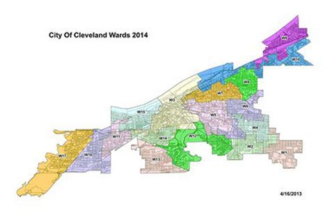 New Cleveland Ward Map Shifts Boundaries Cuts Wards To 17
