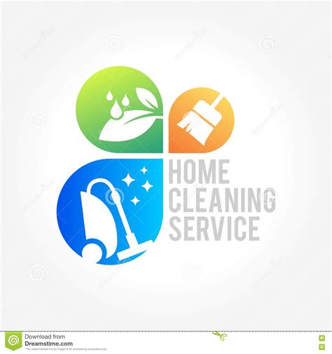The Logo For Home Cleaning Service
