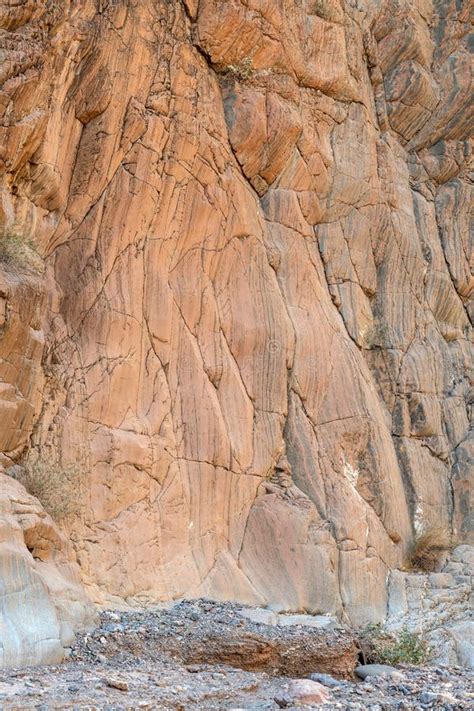 Vertical Walls Of Titus Canyon In Death Valley National Park