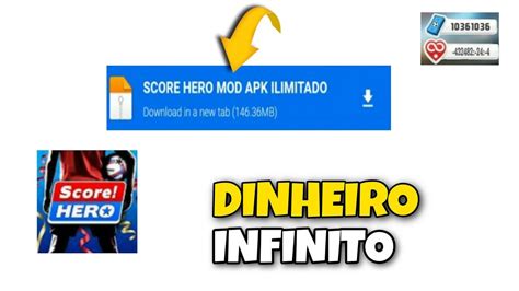 SAIU SCORE HERO DINHEIRO INFINITO M0D TATUAGENS CHUTEIRAS UNIFORMES