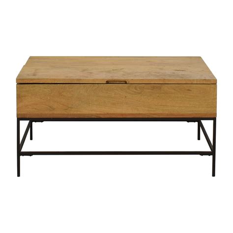 Available in {0} store{1} within {2} mile{3}: 59% OFF - West Elm West Elm Raw Mango Lift-Top Storage ...
