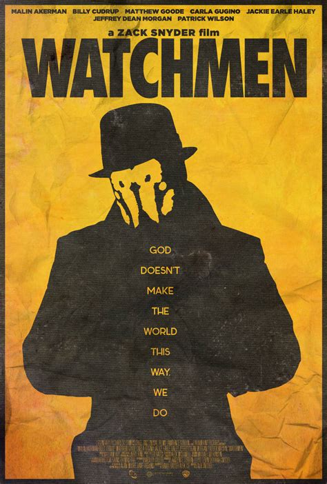 You Dont Seem To Understand Watchmen Poster By Edwardjmoran On