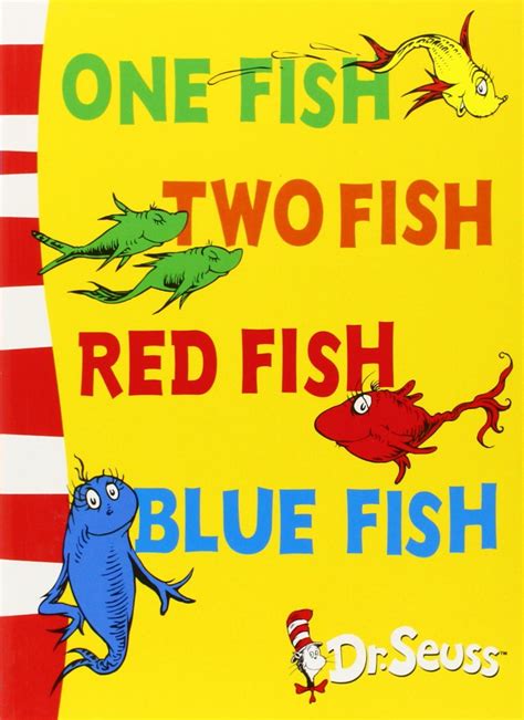 One Fish Two Fish Red Fish Blue Fish Dr Seuss Book Buy Now At