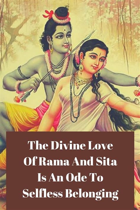 The Divine Love Of Rama And Sita Is An Ode To Selfless Belonging
