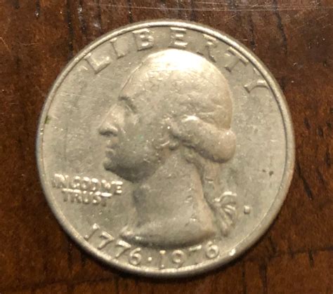Rare 1976 Double Date Quarter Bi Centennial Coin Etsy