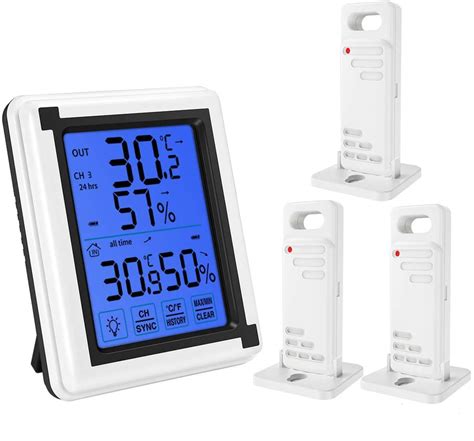Buy Number One Indoor Outdoor Thermometer Humidity Monitor Wireless