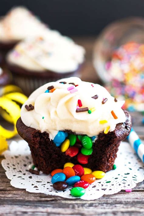 Check out our dairy free cake selection for the very best in unique or custom, handmade pieces from our cakes shops. Surprise M&M Chocolate Cupcakes (Video) | Recipe | Gluten free cupcake recipe, Gluten free ...