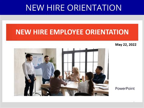 New Employee Orientation Ppt