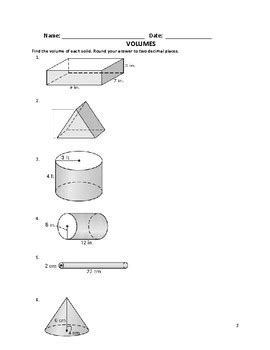 Unit 11 right triangle proportions and trig: Surface Area - Pyramids and Cones by Family 2 Family ...
