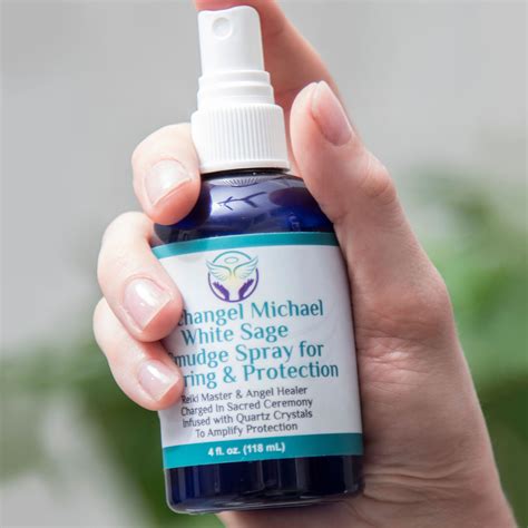 White Sage Smudge Spray For Clearing And Protection Smokeless Liquid
