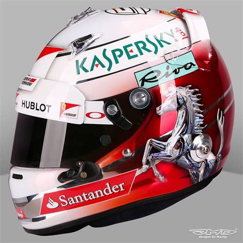 Sebastian Vettel Ferrari Caschi Casco Da Moto Casco