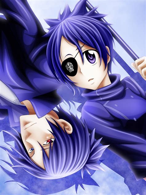 Miscellaneous Blue Violet Anime Couple Boy And Girl
