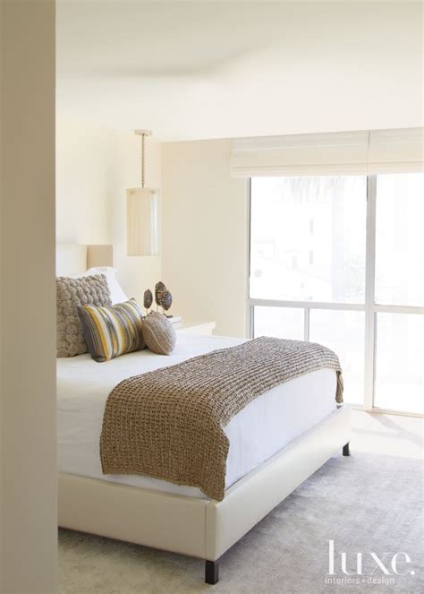 Modern Neutral Master Bedroom Luxe Interiors Design