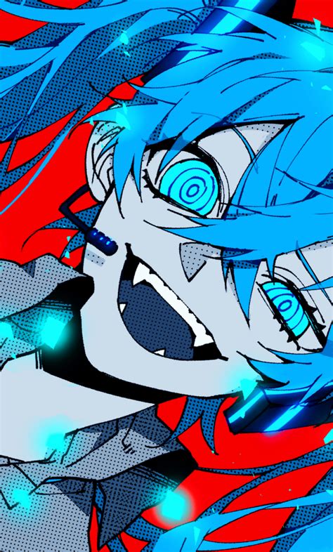 Edgy Blue Anime Aesthetic Anime Wallpaper Hd